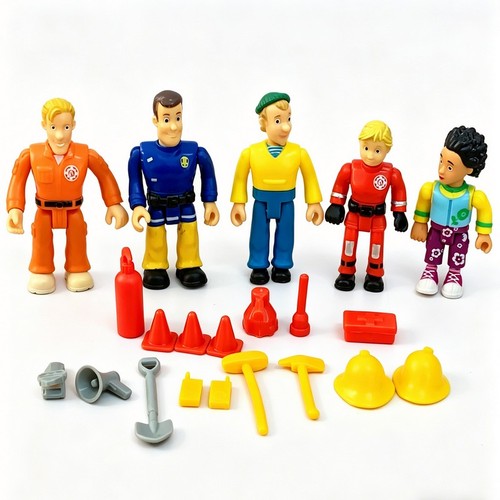 Lot 5pcs fireman sam norman - 5pcs,