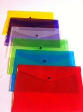 PLASTIC DOCUMENT FOLDERS