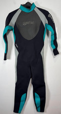 Mares Monooiece Tropico Wetsuit Womens Size 4 Large Black Blue Full Length Scuba