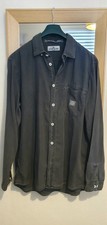 STONE ISLAND SHIRT XXL MASSIMO OSTI MADE IN ITALY VINTAGE CHARCOAL  BLACK