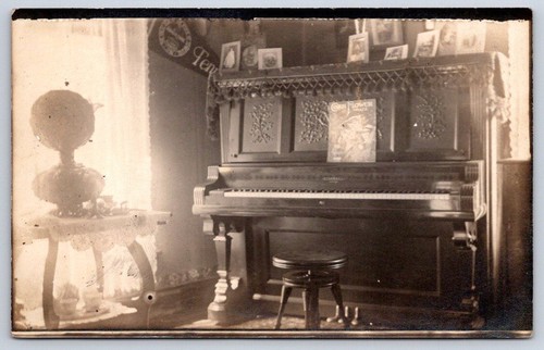 Antique interior parlor scene - interior,