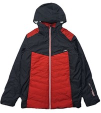 Wed’ze Decathlon Boys Ski Jacket Black/Red 14 Years 160-172cm Waterproof