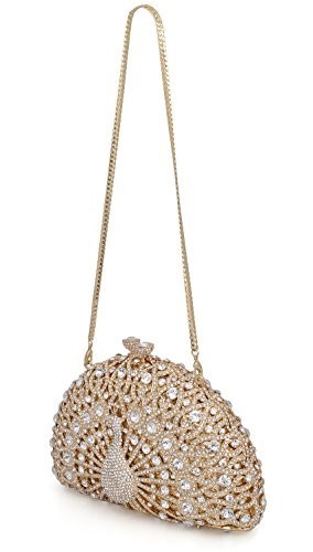 Rhinestone clutch evening bag - rhinestone,
