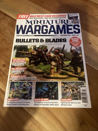 Miniature wargames magazine - wargames,