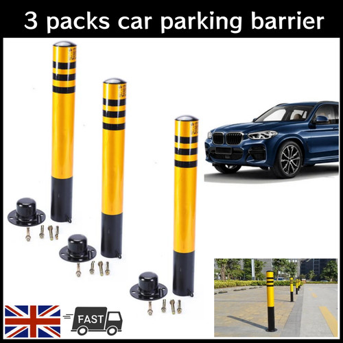 Car parking barrier - 3x,