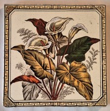 Antique tile Victorian  print