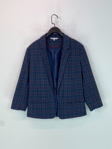 Red herring navy - navy, checked