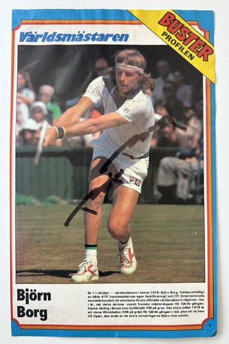Bjorn borg signed vintage - bjorn,