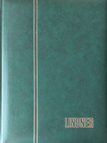 Lindner green stockbook - lindner,