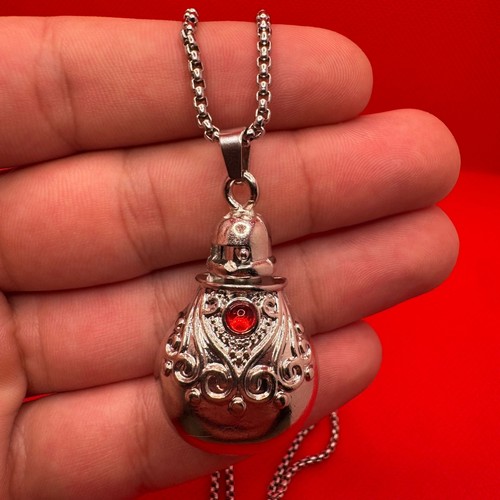 Vintage filigree perfume vial - filigree,