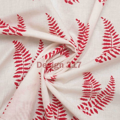 Indian block printed red - block,