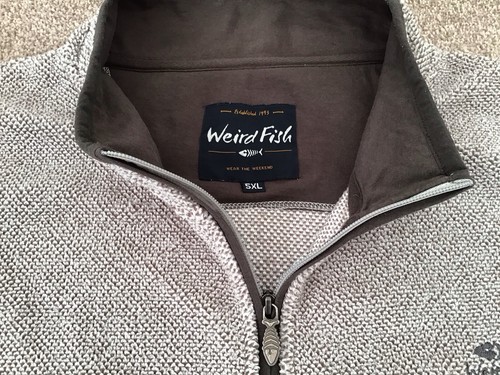 Weird fish mens fleece jacket - mens,