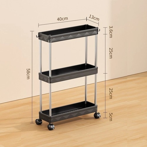 Slim tier rack trolley on - 3/4,