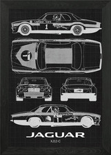 Jaguar XJ12C Framed Wall Art