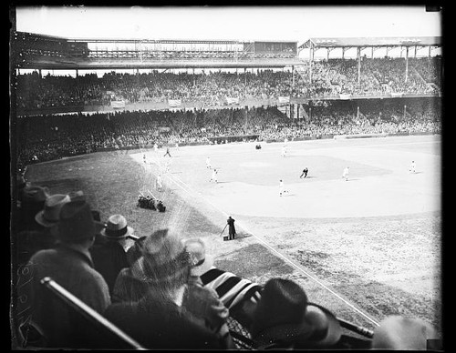 Photo 1935 baseball stadium - baseball,