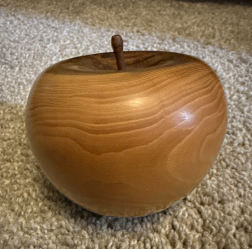 Wooden apple decorative - wooden,