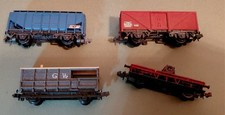 4 trains N gauge mixed used set 09