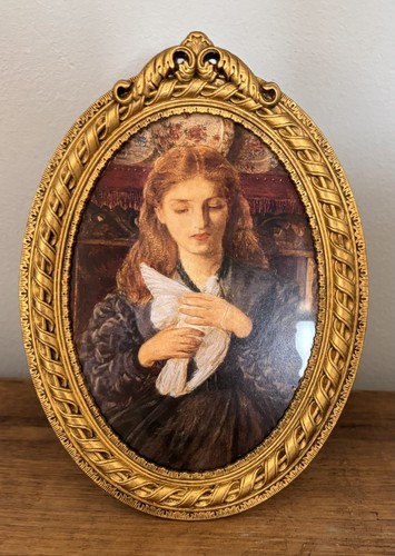 Vintage framed pre raphaelite - framed,
