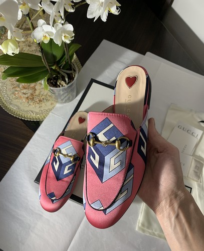 Gucci flat mules loafers - gucci,