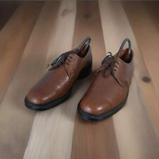 JOSEPH CHEANEY DERBY SHOES VINTAGE  BROWN TAN LEATHER UK 7.5  MENS  MOLTON