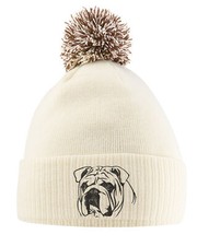 English Bulldog Bobble Hat