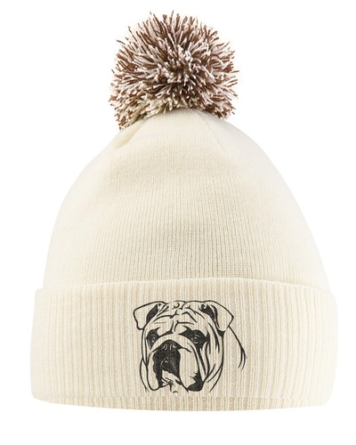 English bulldog bobble - bobble, hat