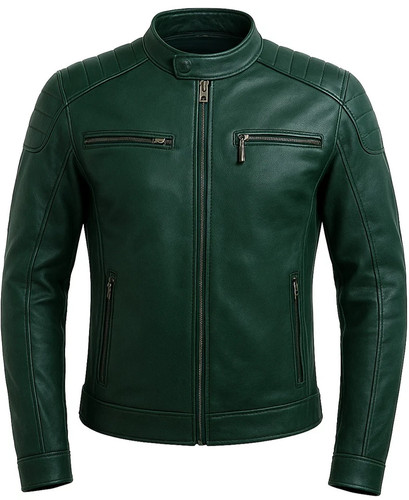 Men green genuine leather - genuine,