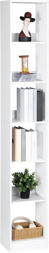 Maine narrow bookcase white - narrow,