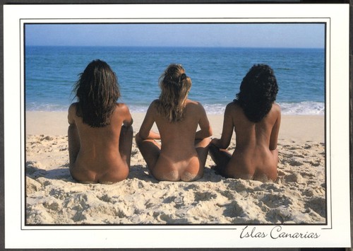 Rear cheeky modern postcard - rear-ly,