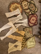 dolls house joblot 12th Scale Curtains And Rugs