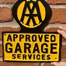 'Approved Garage' Cast Iron