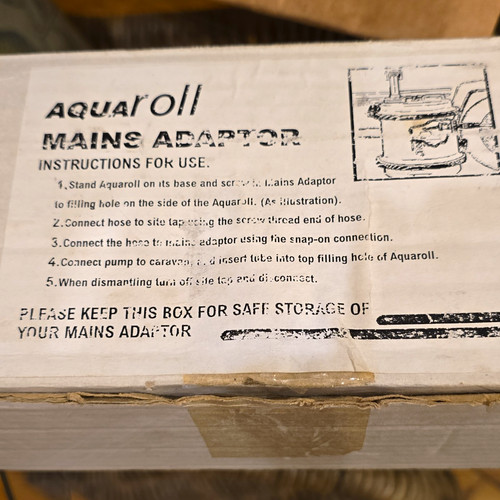 Aquaroll mains adaptor pump - adaptor,