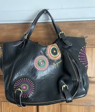 Desigual Black Rotterdam Audrey Extra Large Black Shoulder Bag *READ*