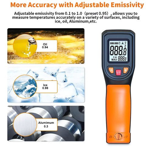 Digital thermometer infrared - digital,