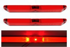 254 mm 2pcs 24V Rear Red