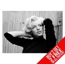 MARILYN MONROE ICONIC POSTER ART PRINT A4 A3 - BUY 2 GET ANY 2 FREE