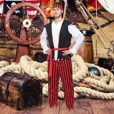 FUN MENS PIRATE FANCY DRESS