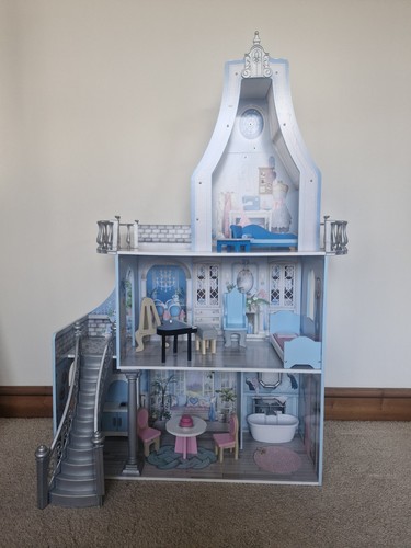 Wooden castle dollhouse - castle,