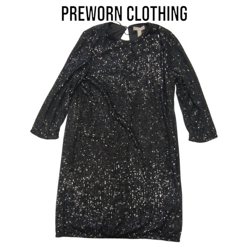 Women black sequin mini - h&m, women's