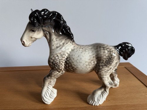 Beswick rocking horse grey - beswick,