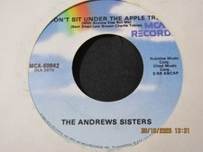 THE ANDREWS SISTERS-DON'T SIT UNDER THE APPLE TREE-MCA