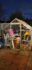 glass greenhouse 8 x 6 used