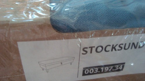 Ikea stocksund blue - blue, bench