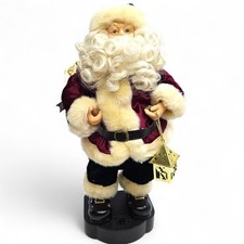 Vintage Dazzlers Christmas World 18" Santa Claus Figure Static Display