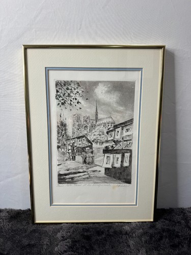 X17 framed vintage paris - framed,