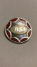 Collectible BSA Motorbike pin badge