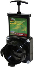 Waste dump gate valve - waste,