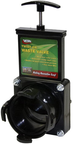 Waste dump gate valve - waste,