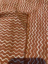 Vintage Retro Mid Century Woven Fabric Remnant Cotton Mix?  140x140cm B90