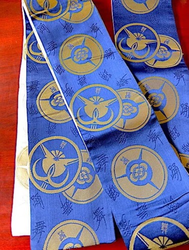 Japanese kimono hanhaba - kimono, obi